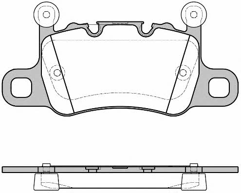 Kawe 1598 10 Brake Pad Set, disc brake 159810