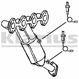 Klarius 322504 Catalytic Converter 322504