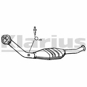 Klarius 321007 Catalytic Converter 321007