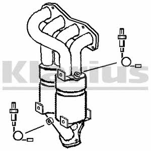 Klarius 322111 Catalytic Converter 322111