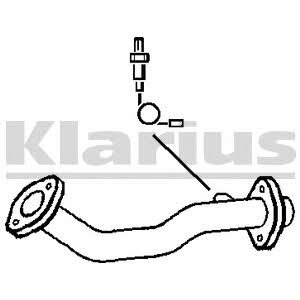 Klarius 110446 Exhaust pipe 110446