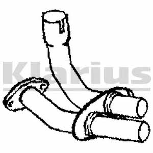 Klarius 110452 Exhaust pipe 110452