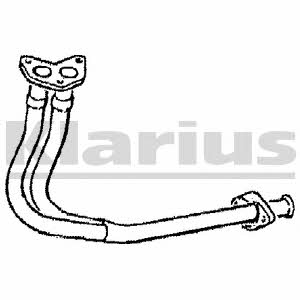 Klarius 120038 Exhaust pipe 120038