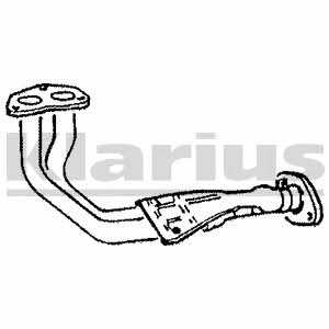 Klarius 120107 Exhaust pipe 120107