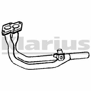 Klarius 120201 Exhaust pipe 120201
