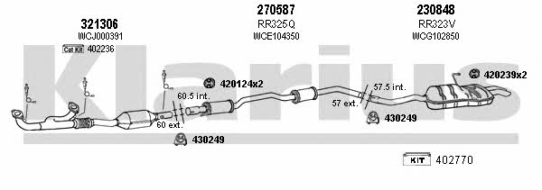  120300E Exhaust system 120300E