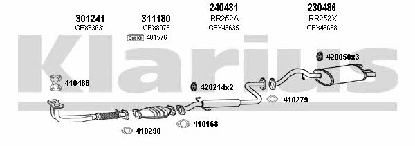  120309E Exhaust system 120309E