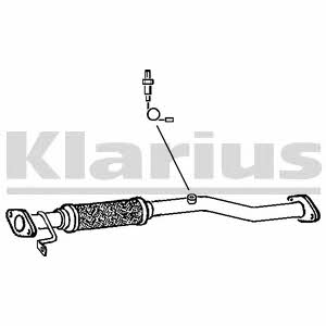 Klarius 142716 Exhaust pipe 142716