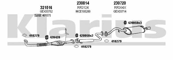  120351E Exhaust system 120351E