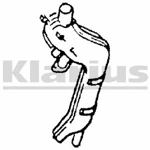 Klarius 210278 Exhaust pipe 210278