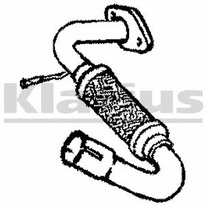 Klarius 210483 Exhaust pipe 210483