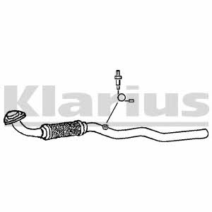 Klarius 150343 Exhaust pipe 150343