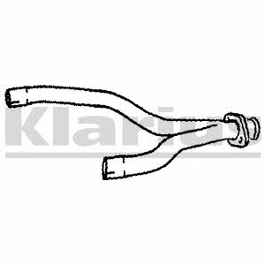 Klarius 130086 Exhaust pipe 130086