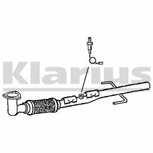 Klarius 150404 Exhaust pipe 150404