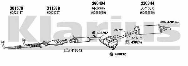 030081E Exhaust system 030081E