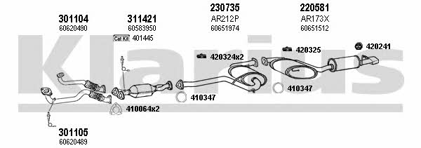  030277E Exhaust system 030277E