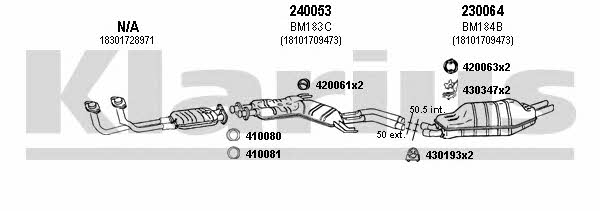  060187E Exhaust system 060187E