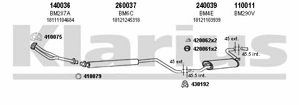  060192E Exhaust system 060192E