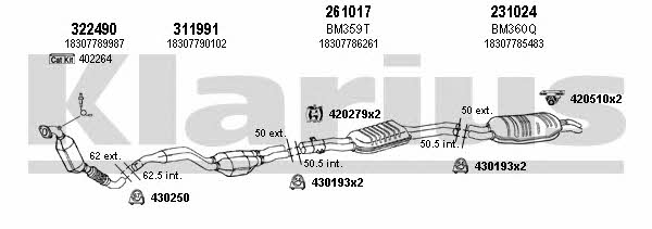  060438E Exhaust system 060438E