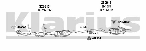  060443E Exhaust system 060443E