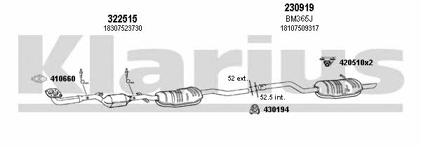  060445E Exhaust system 060445E