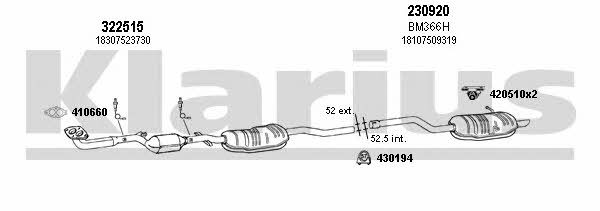  060447E Exhaust system 060447E