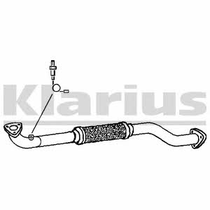 Klarius 301809 Exhaust pipe 301809