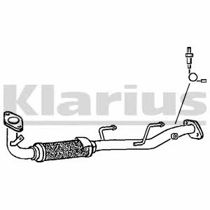 Klarius 301821 Exhaust pipe 301821