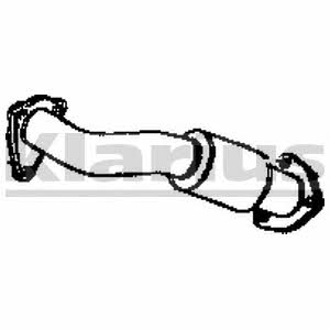 Klarius 301825 Exhaust pipe 301825