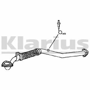 Klarius 301837 Exhaust pipe 301837