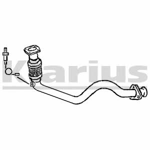 Klarius 301866 Exhaust pipe 301866