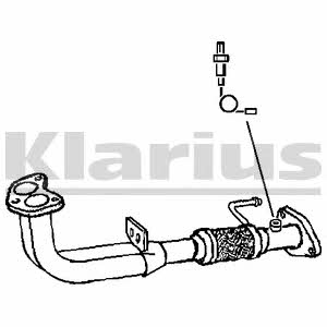 Klarius 301882 Exhaust pipe 301882