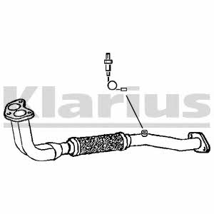 Klarius 301907 Exhaust pipe 301907