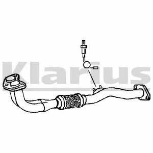 Klarius 301909 Exhaust pipe 301909