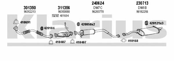  310020E Exhaust system 310020E