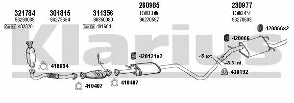  310030E Exhaust system 310030E