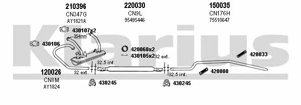  180222E Exhaust system 180222E