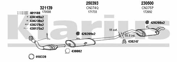  180321E Exhaust system 180321E