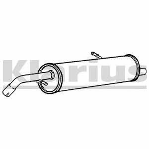 Klarius 221062 End Silencer 221062