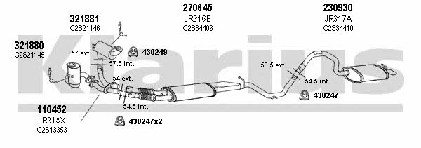  080205E Exhaust system 080205E