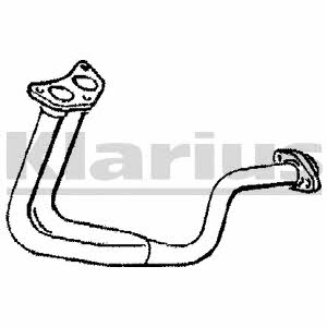 Klarius 110056 Exhaust pipe 110056