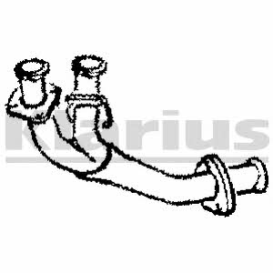 Klarius 110082 Exhaust pipe 110082