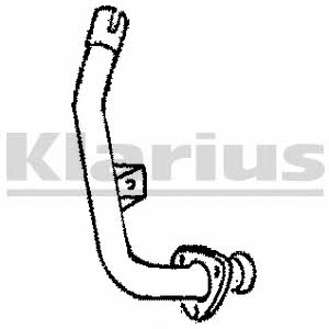 Klarius 110095 Exhaust pipe 110095