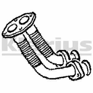 Klarius 110115 Exhaust pipe 110115