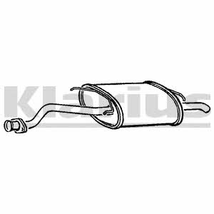 Klarius 230245 End Silencer 230245