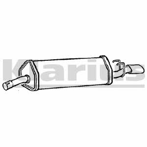 Klarius 230344 End Silencer 230344