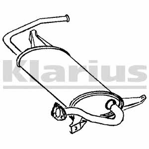 Klarius 230456 End Silencer 230456