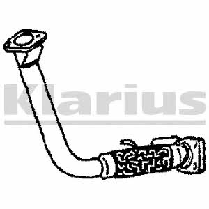Klarius 110158 Exhaust pipe 110158