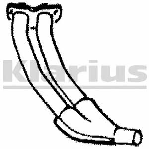 Klarius 110224 Exhaust pipe 110224