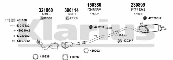  180700E Exhaust system 180700E